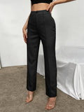 Shein High Waist Seam Detail Pants