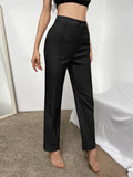 Shein High Waist Seam Detail Pants