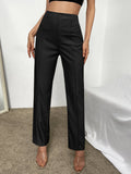 Shein High Waist Seam Detail Pants