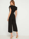  | Shein Layered Pleated Sleeve Belted Jumpsuit | Jumpsuit | Shein | OneHub