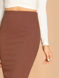 Shein Slim Fit Pencil Skirt