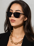 Shein Square Frame Fashion Glasses