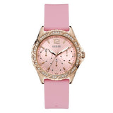  | Guess Multifunction Pink Silicone Strap Rose Gold Dial Quartz Watch for Ladies - U0032L9 | Watches | Guess | OneHub