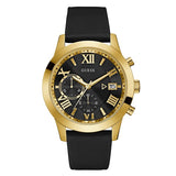  | Guess Classic Black Leather Strap Black Dial Chronograph Quartz Watch for Gents - U0669G4 | Watches | Guess | OneHub