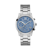  | Guess Classic Silver Stainless Steel Blue Dial Chronograph Quartz Watch for Ladies - U1070L4 | Watches | Guess | OneHub