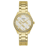  | Guess Sugar Gold Stainless Steel White Dial Quartz Watch for Ladies - GW0001L2 | Watches | Guess | OneHub