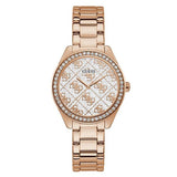  | Guess Sugar Rose Gold Stainless Steel White Dial Quartz Watch for Ladies - GW0001L3 | Watches | Guess | OneHub