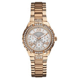  | Guess Viva Rose Gold Stainless Steel Rose Gold Dial Quartz Watch for Ladies - W0111L3 | Watches | Guess | OneHub