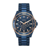  | Guess Chaser Blue Stainless Steel Blue Dial Quartz Watch for Gents - W0172G6 | Watches | Guess | OneHub