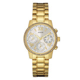  | Guess Park Ave Gold Stainless Steel Silver Dial Chronograph Quartz Watch for Ladies - W0636L3 | Watches | Guess | OneHub