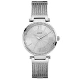  | Guess Soho Silver Stainless Steel Silver Dial Quartz Watch for Ladies - W0638L1 | Watches | Guess | OneHub