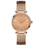  | Guess Soho Rose Gold Stainless Steel Rose Gold Dial Quartz Watch for Ladies - W0638L4 | Watches | Guess | OneHub