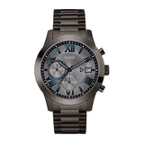 Guess Atlas Gunmetal Stainless Steel Gunmetal Dial Chronograph Quartz Watch for Gents - W0668G2