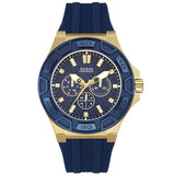  | Guess Force Blue Silicone Strap Blue Dial Quartz Watch for Gents - W0674G2 | Watches | Guess | OneHub