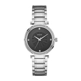  | Guess Park Avenue Silver Stainless Steel Black Dial Quartz Watch for Ladies - W0695L1 | Watches | Guess | OneHub