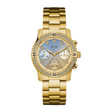  | Guess Confetti Gold Stainless Steel Multi Color Dial Chronograph Quartz Watch for Ladies - W0774L2 | Watches | Guess | OneHub