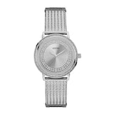  | Guess Willow Silver Stainless Steel Silver Dial Quartz Watch for Ladies - W0836L2 | Watches | Guess | OneHub