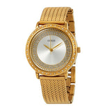  | Guess Willow Gold Stainless Steel Silver Dial Quartz Watch for Ladies - W0836L3 | Watches | Guess | OneHub