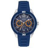  | Guess Tread Blue Silicone Strap Blue Dial Quartz Watch for Gents - W0967G2 | Watches | Guess | OneHub