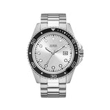  | Guess Crew Silver Stainless Steel Silver Dial Quartz Watch for Gents - W1002G3 | Watches | Guess | OneHub