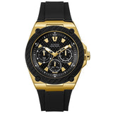  | Guess Legacy Black Silicone Strap Black Dial Quartz Watch for Gents - W1049G5 | Watches | Guess | OneHub