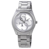  | Guess G-Twist Silver Stainless Steel Silver Dial Quartz Watch for Ladies - W1082L1 | Watches | Guess | OneHub