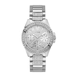  | Guess Lady Frontier Silver Stainless Steel Silver Dial Quartz Watch for Ladies - W1156L1 | Watches | Guess | OneHub