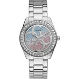  | Guess G-Twist Silver Stainless Steel Multi Color Dial Quartz Watch for Ladies - W1201L1 | Watches | Guess | OneHub