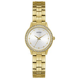  | Guess Chelsea Gold Stainless Steel Silver Dial Quartz Watch for Ladies - W1209L2 | Watches | Guess | OneHub