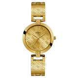  | Guess G-Luxe Gold Stainless Steel Gold Dial Quartz Watch for Ladies - W1228L2 | Watches | Guess | OneHub