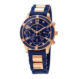  | Guess Breeze Blue Silicone Strap Blue Dial Chronograph Quartz Watch for Ladies - W1234L4 | Watches | Guess | OneHub