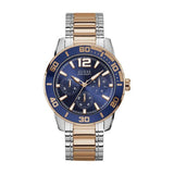  | Guess Trek Two-tone Stainless Steel Blue Dial Quartz Watch for Gents - W1249G3 | Watches | Guess | OneHub