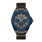  | Guess Legacy Gunmetal Stainless Steel Gunmetal Dial Quartz Watch for Gents - W1305G3 | Watches | Guess | OneHub