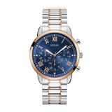  | Guess Hendrix Two-tone Stainless Steel Blue Dial Chronograph Quartz Watch for Gents - W1309G4 | Watches | Guess | OneHub