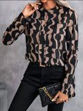  | Shein Allover Print Notched Neck Blouse | Blouse | Shein | OneHub