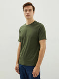 LC Waikiki BASIC Crew Neck Short Sleeve Combed Cotton Men's T-Shirt