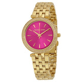  | Michael Kors Darci Gold Stainless Steel Pink Dial Quartz Watch for Ladies - MK-3444 | Watches | Michael Kors | OneHub