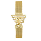  | Guess Fame Gold Mesh Bracelet Gold Dial Quartz Watch for Ladies - GW0508L2 | Watches | Guess | OneHub