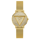  | Guess Iconic Gold Mesh Bracelet Gold Dial Quartz Watch for Ladies - GW0477L2 | Watches | Guess | OneHub