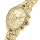  | Michael Kors Ritz Gold Stainless Steel Gold Dial Chronograph Quartz Watch for Ladies - MK6937 | Watches | Michael Kors | OneHub