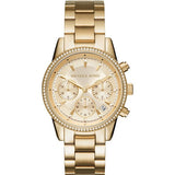  | Michael Kors Jet Set Gold Stainless Steel Gold Dial Chronograph Quartz Watch for Ladies - MK6356 | Watches | Michael Kors | OneHub